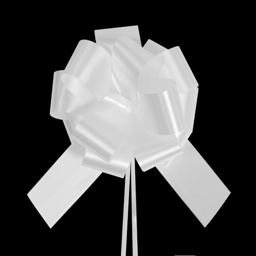 Pcs inch white pull - 6, bows