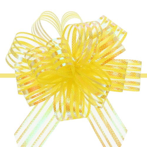 Pcs inch yellow organza - pcs, 4